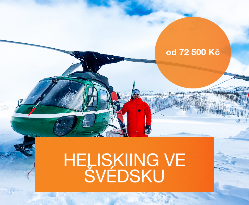 Heliskiing ve Švédsku